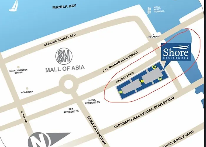 Shore Residences In Pasay Manila, Near Mall Of And Airport Aparthotel