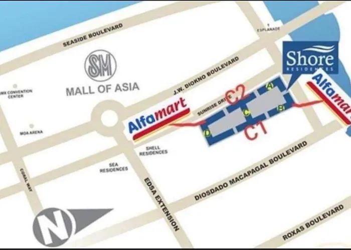 Shore Residences In Pasay Manila, Near Mall Of And Airport Aparthotel